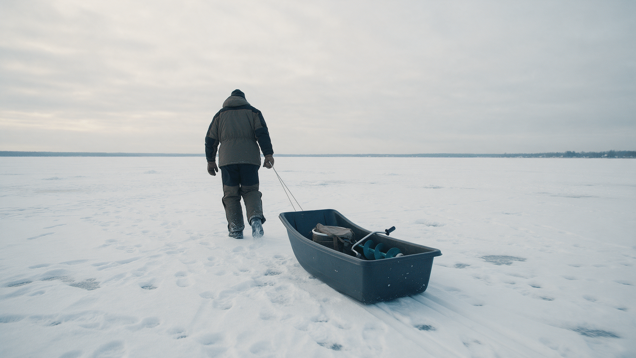 Ice Fishing Sleds: Size, Material and What to Pack